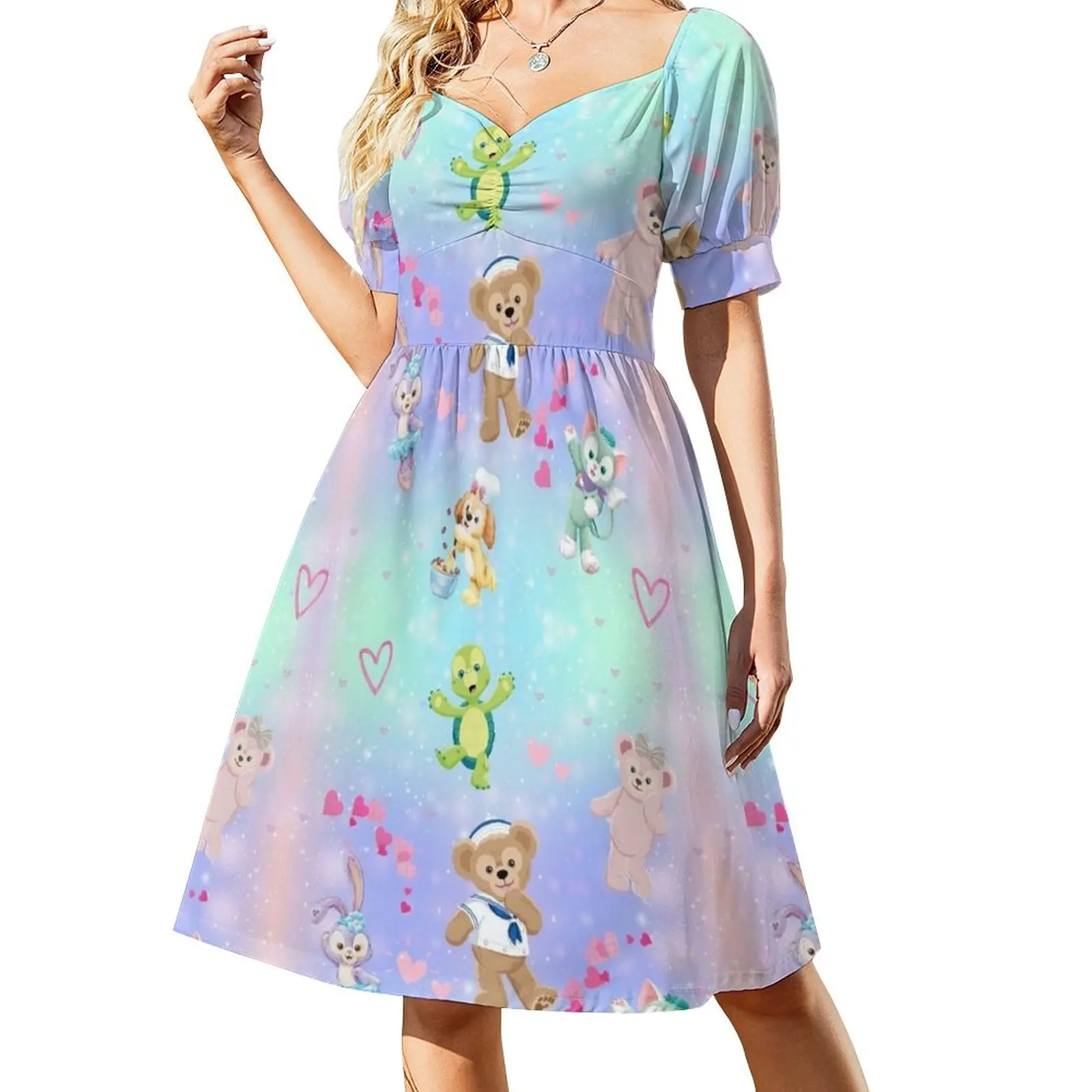 

Adorable bear! Dress Woman's evening dress womens dress summer dress women 2023 summer dresses