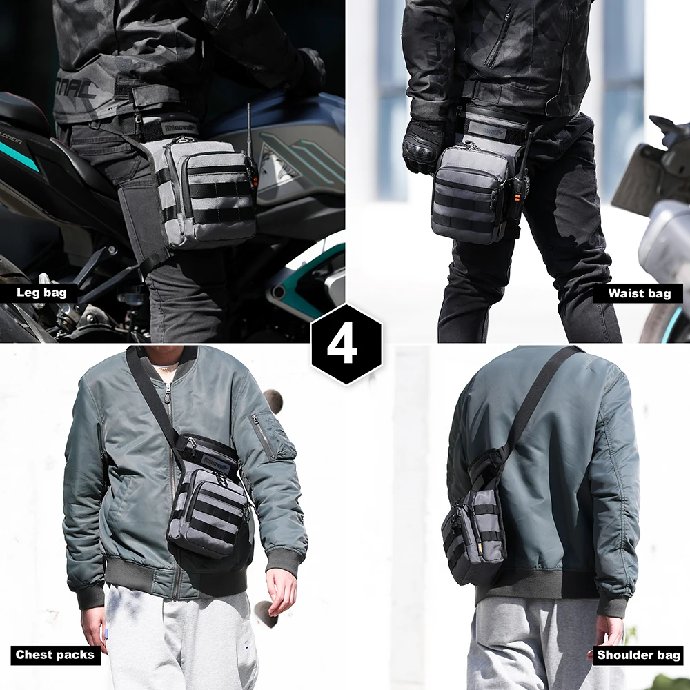 

Multifunctional Motorcycle Bag Breathable Motorcycle Riding Leg Bag Waist Bag Large Capacity Riding Leg Bag Bicycle Bag Outdoor