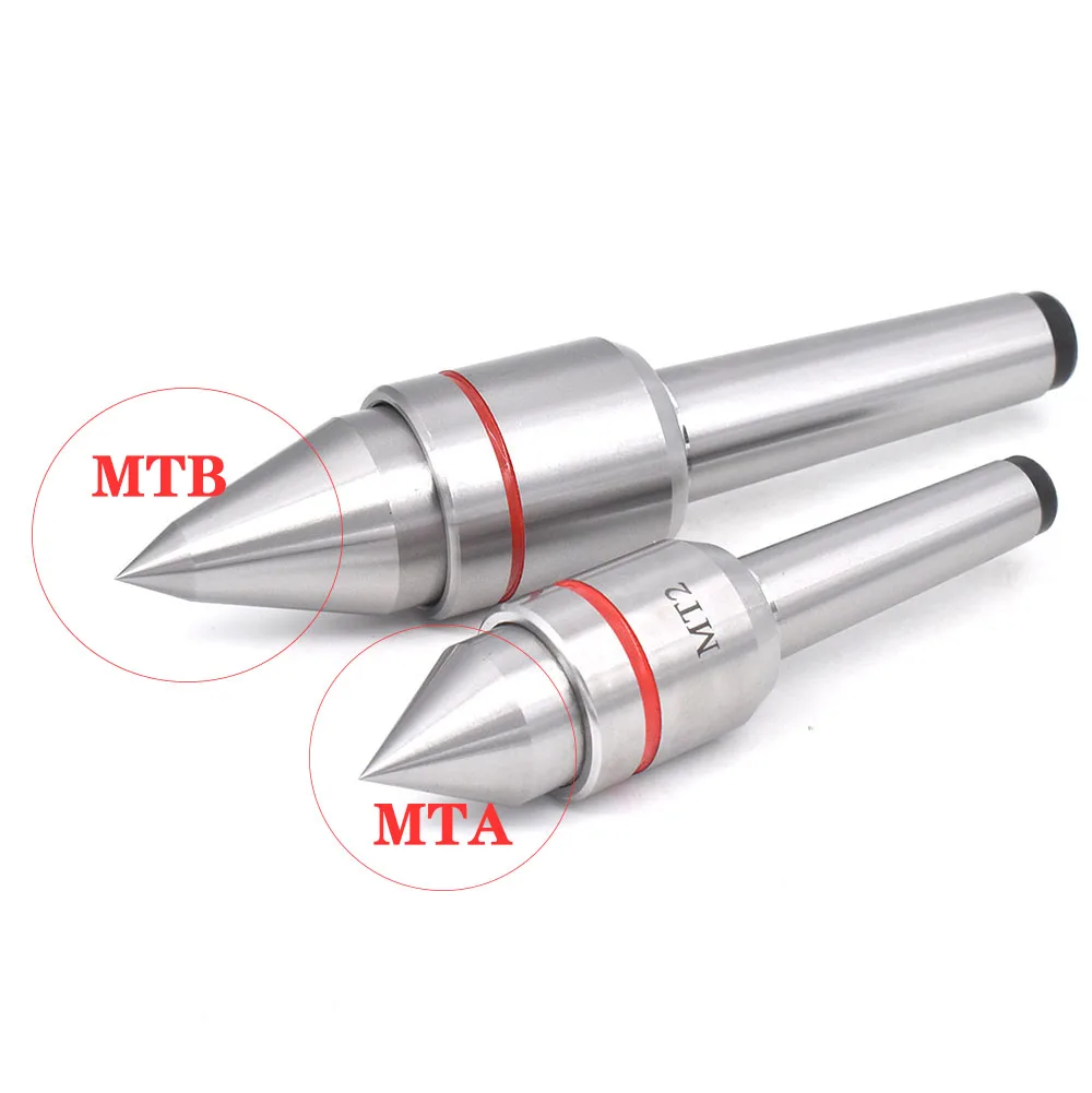 Centro vivo de cono Morse resistente al agua de alta precisión M1 MT2 MT3 MT4 MT5 dedal giratorio Morse tapper herramienta de torno central de torneado
