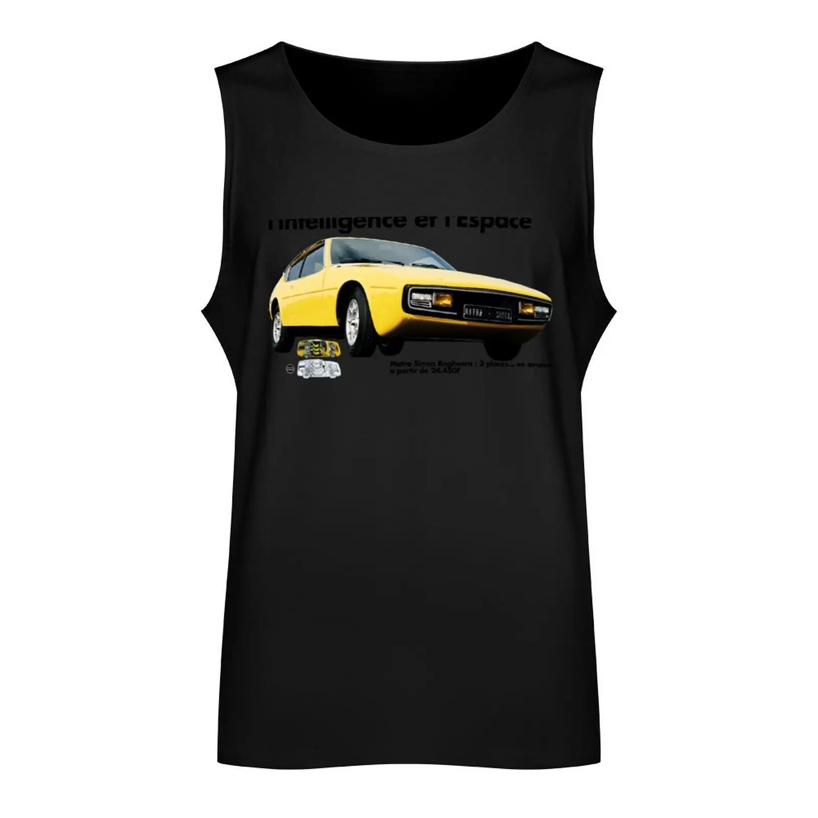 MATRA SIMCA BAGHEERA Tank Top anime t-shirts gym shirt men