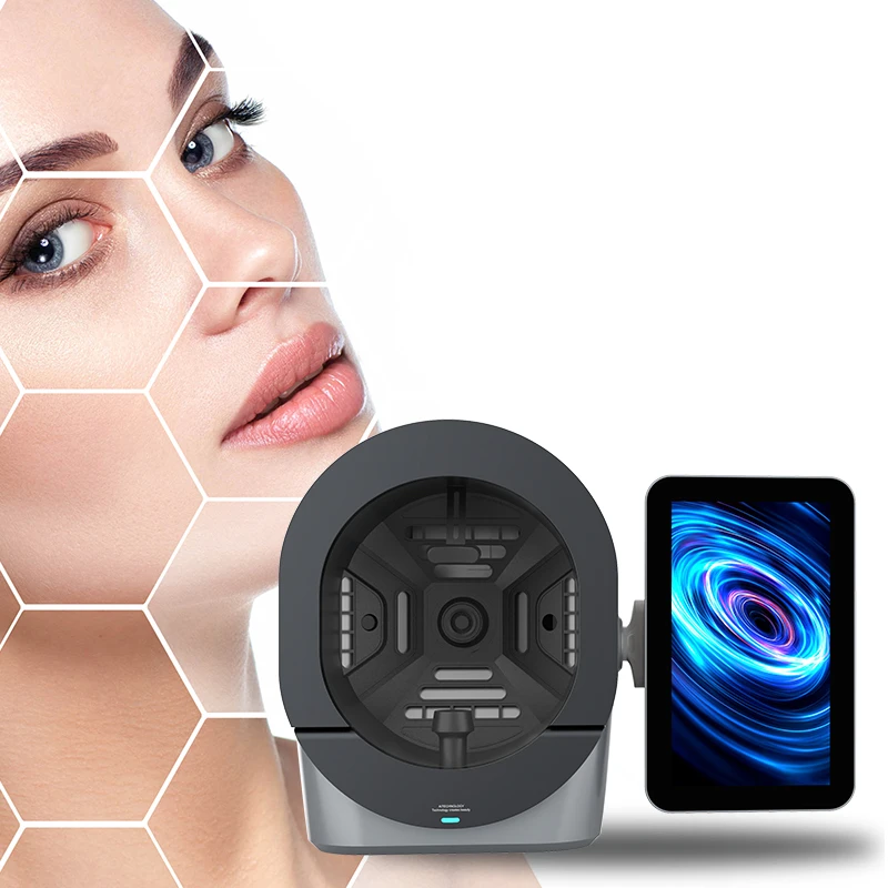 Facial Skin Analysis Machine Desktop Smart Skin Moisture Tester Hair Follicles Detector Beauty Salon Instrument