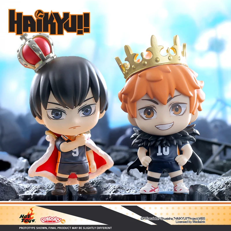 

ОФИЦИАЛЬНЫЕ Hot Toys Haikyuu!! Коллекционная фигурка Cosbaby Tobio Kageyama Shoyo Hinata, аниме, подарки на день рождения и Рождество
