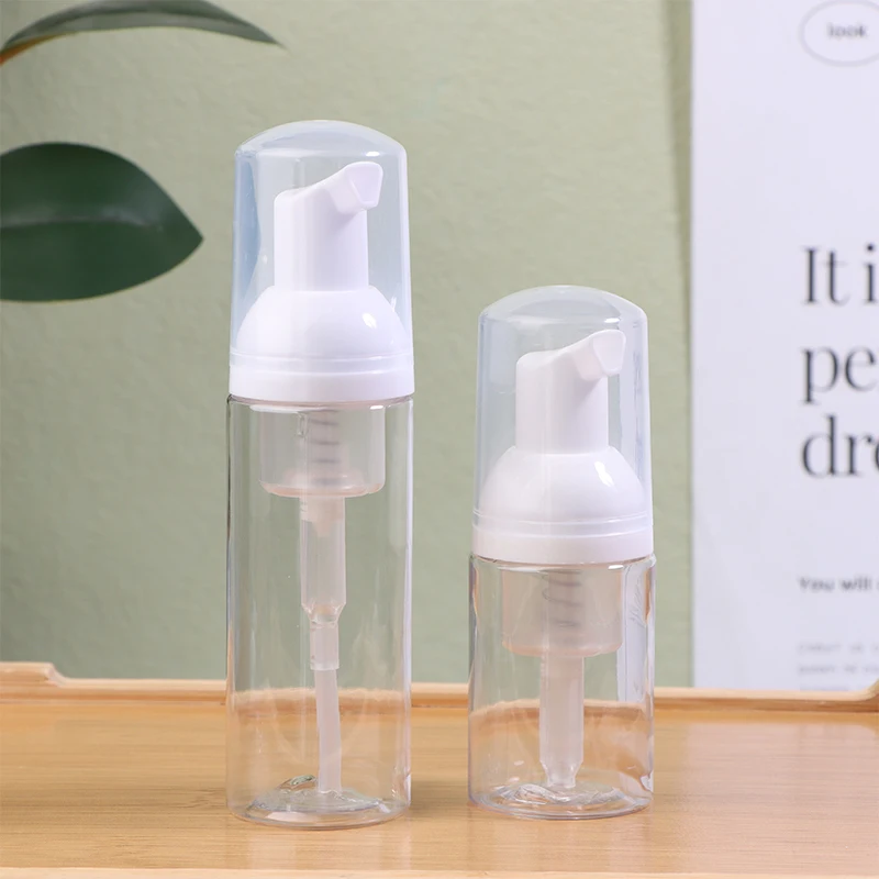 1Pc 30/50/60ML Foaming Soap Bottle Empty Plastic Mousse Facial Cleanser Pump Bottle Refillable Lotion Shampoo Dispenser