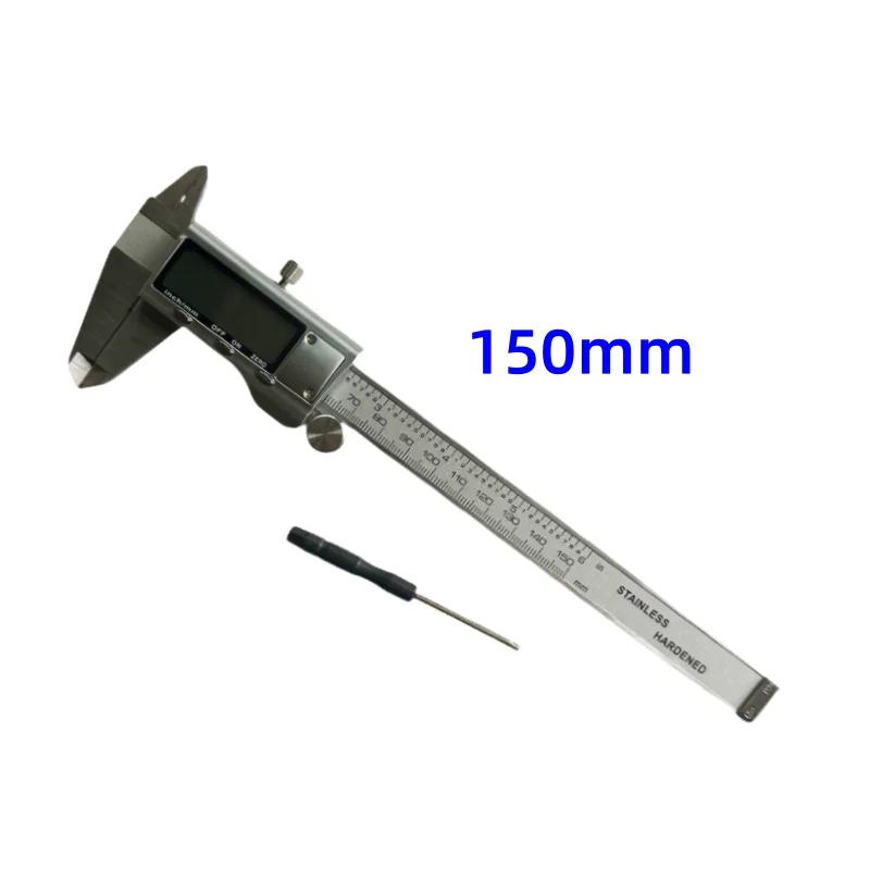 Digital Vernier Caliper Stainless Steel Caliper 0-150MM 6 Inch 0.01mm Digital Display Electronic Ruler Length Measuring Tool