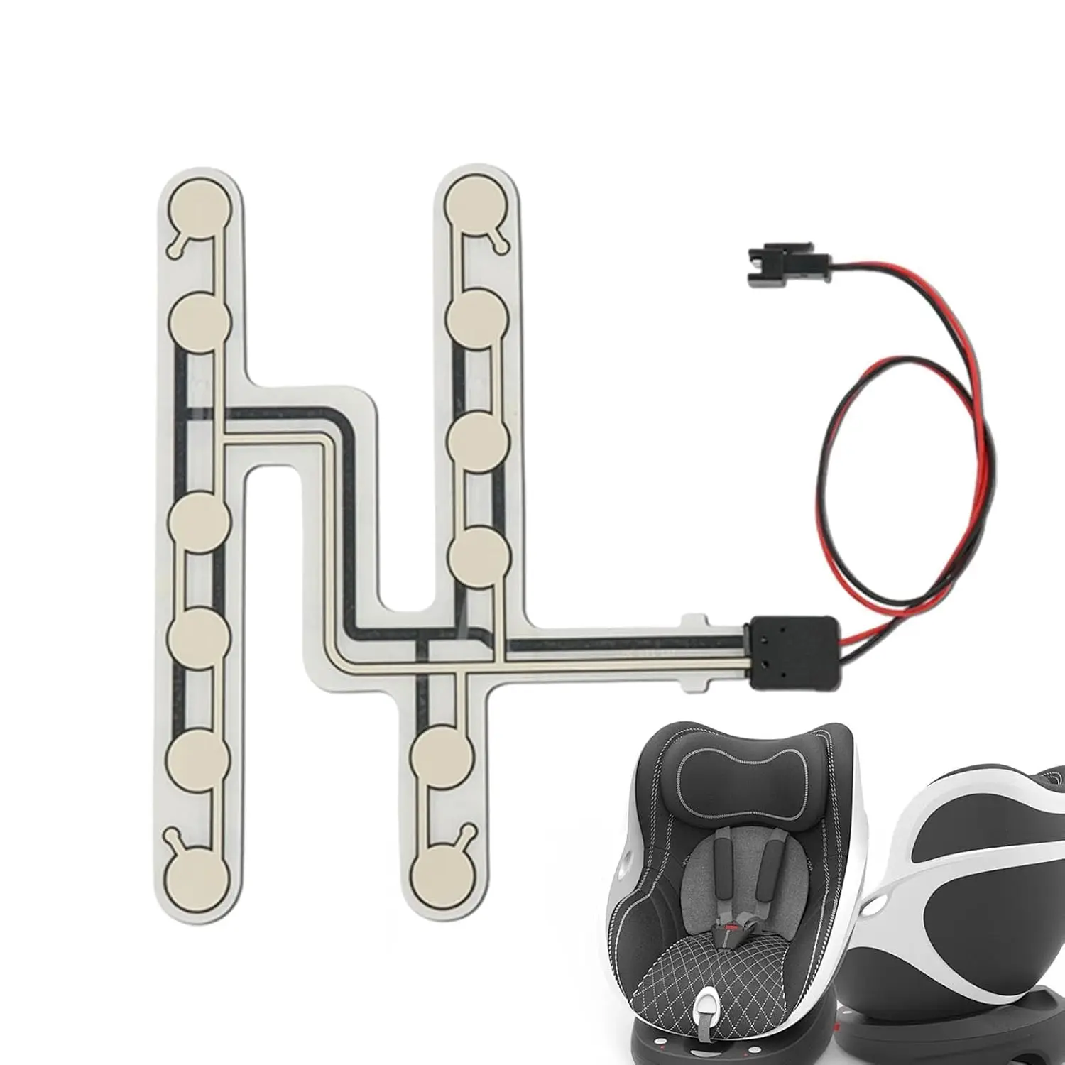 Universal Car Seat Pressure Sensor Safety Belt Warning Reminder Pad Occupied Seated Occupancy Alarm Accessory for Car Truck Bus