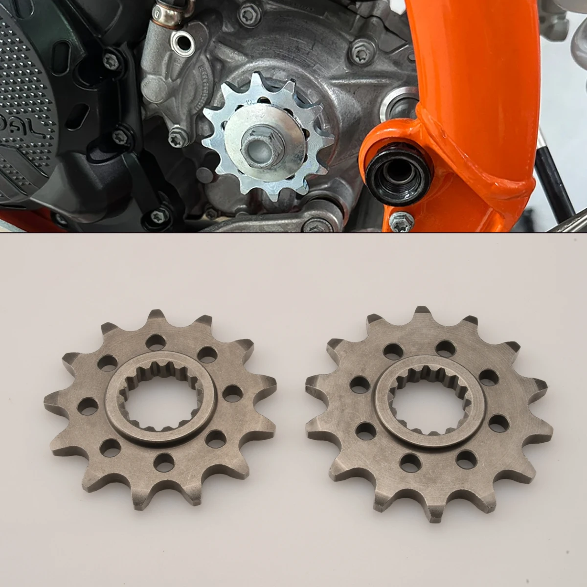 

Motorcycle Accessories Front Chain Sprocket 520 Chain Gear 13 14 Teeth For KTM SX SXF XC XCF XCW EXC MXC HUSQVARNA FC FE TC TE