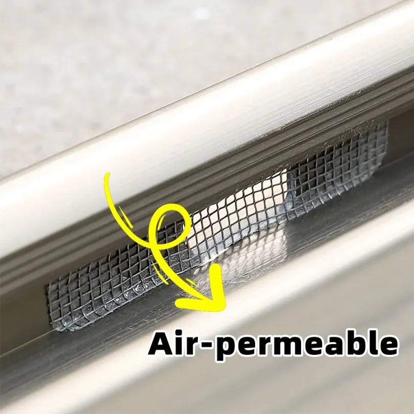 Window Screen Patch Exhaust Grille Window Door Drainage Hole Anti Mosquito Insect Paste Mesh Net Screen Invisible Repair Sticker