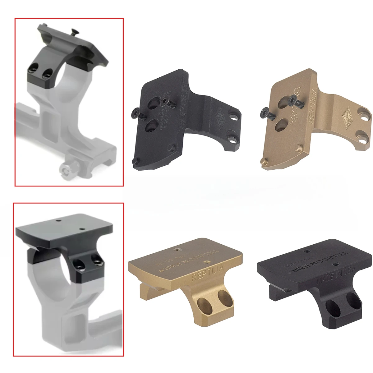 Tactical ROF-45/90 RM06 Riser Mount For Cantilever Scope Mount Super Percision Mount Fit AR15 M4 M16 Hunting Accessories