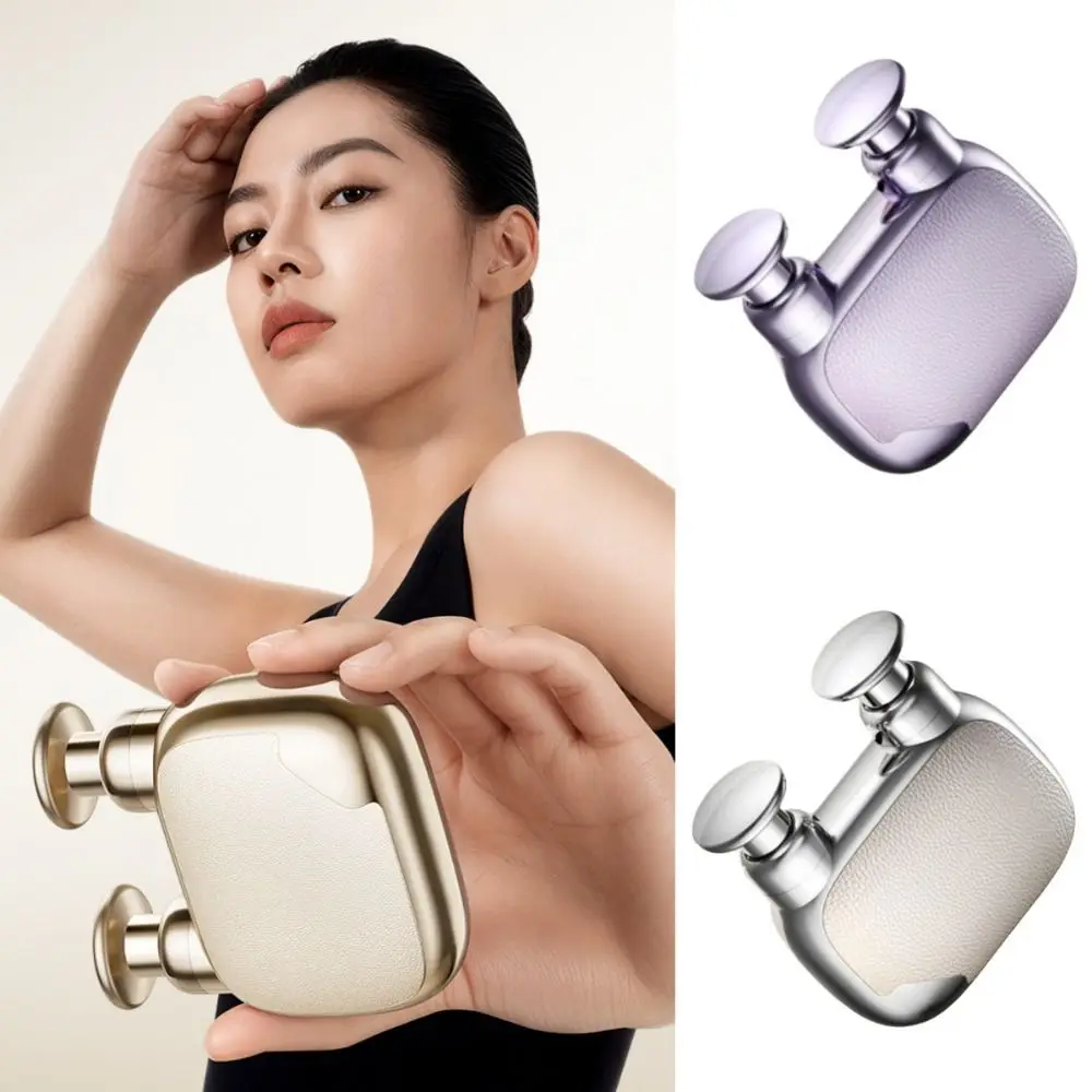 Portable USB Rechargeable Pocket Massager Compact Type with 6 Interchangeable Massage Heads Mini Fascia Massager Easy To Operate