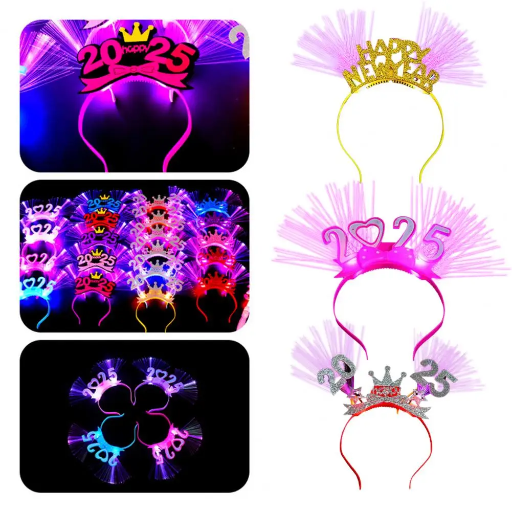 

Women LED Light Up Headband Women Flame Luminous Hair Hoop New Year Headband Party Prom Rave Accessories Banda De Cabeza 헤드밴드