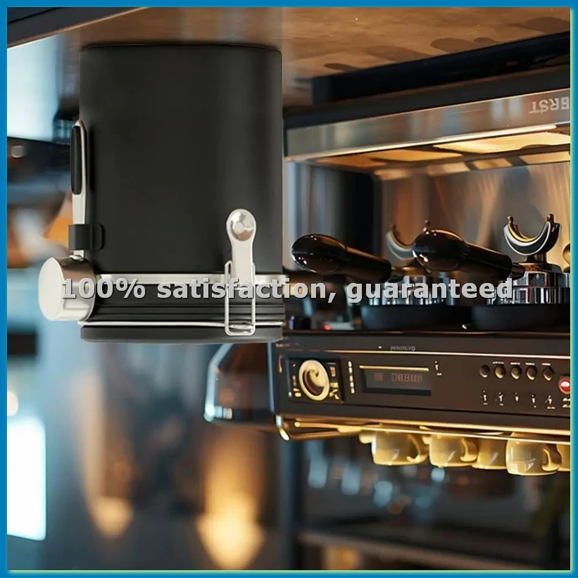 1800ML Stainless Steel Coffee Canister Airtight Container with Date Tracker Measuring Spoon Freshness Lock Kitchen E-ABVK