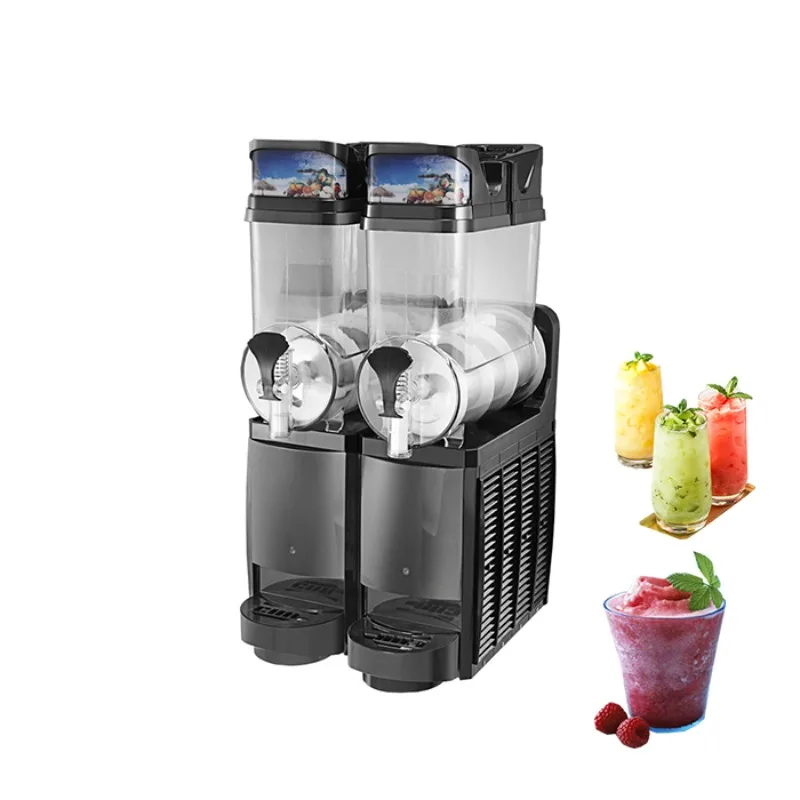 2 tank Commercial Slush Machine Slush Vending Machine Triple Slush Machine