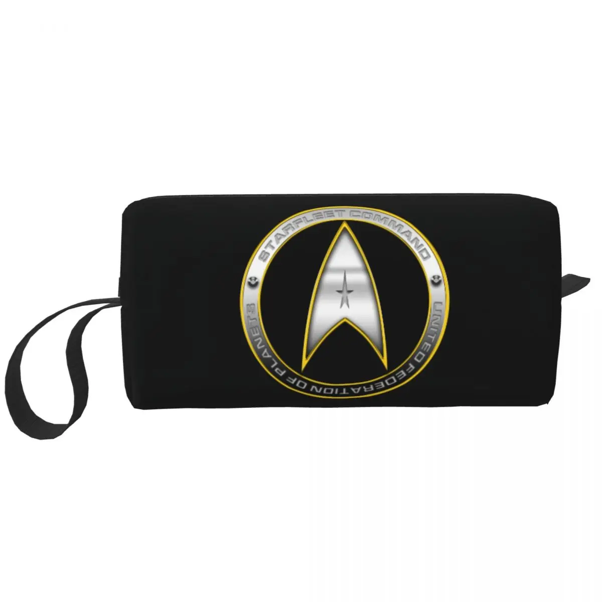 Travel Star Trek Toiletry Bag Fashion Science Fiction TV Series Cosmetic Makeup Organizer for Women Beauty Storage Dopp Kit Box