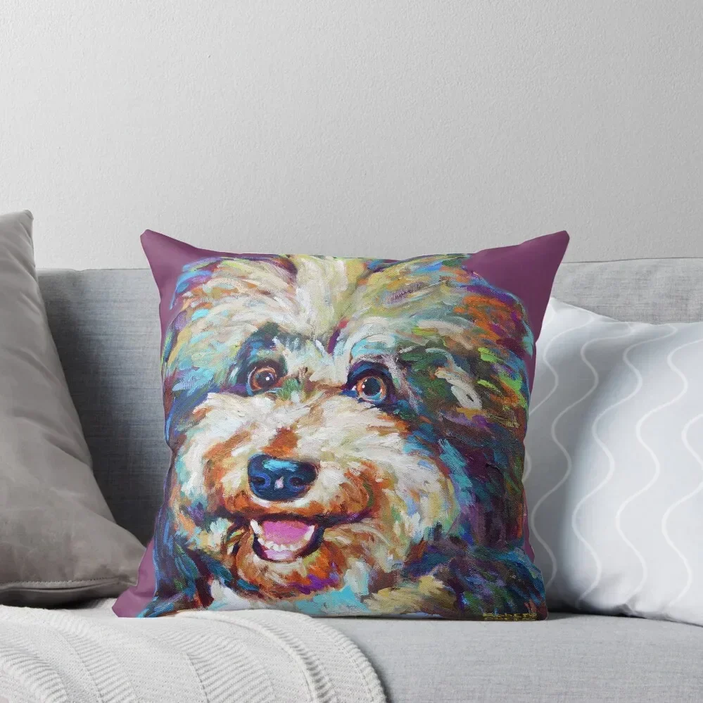 

Cute AUSSIEDOODLE Puppy Throw Pillow christmas decorations 2025 Pillow Cover Pillow Covers Decorative Pillowcases