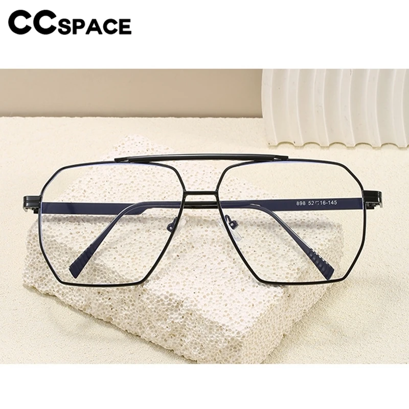

Металлические очки в стиле ретро с двойными мостами, женские трендовые квадратные очки для чтения с блокировкой синего света, очки по рецепту для дальнозоркости