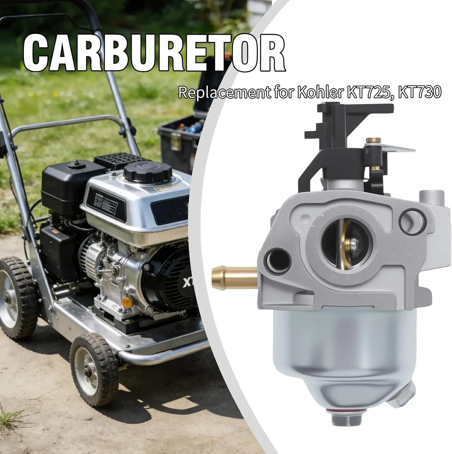 1485368S Carburetor, Replacement for Kohler XT675 XT650 6.5HP 6.75HP Engines, Replacement for Toro 20377 20371 20378 Lawn Mowers