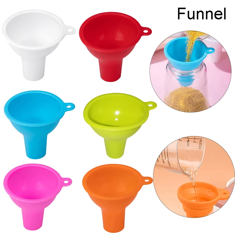 1PC 7CM Wide-Mouth Funnel Wide Mouth And Large Diameter Funnel Pour Oil Milk Powder Beans Dispense Funnel Kitchen Tool