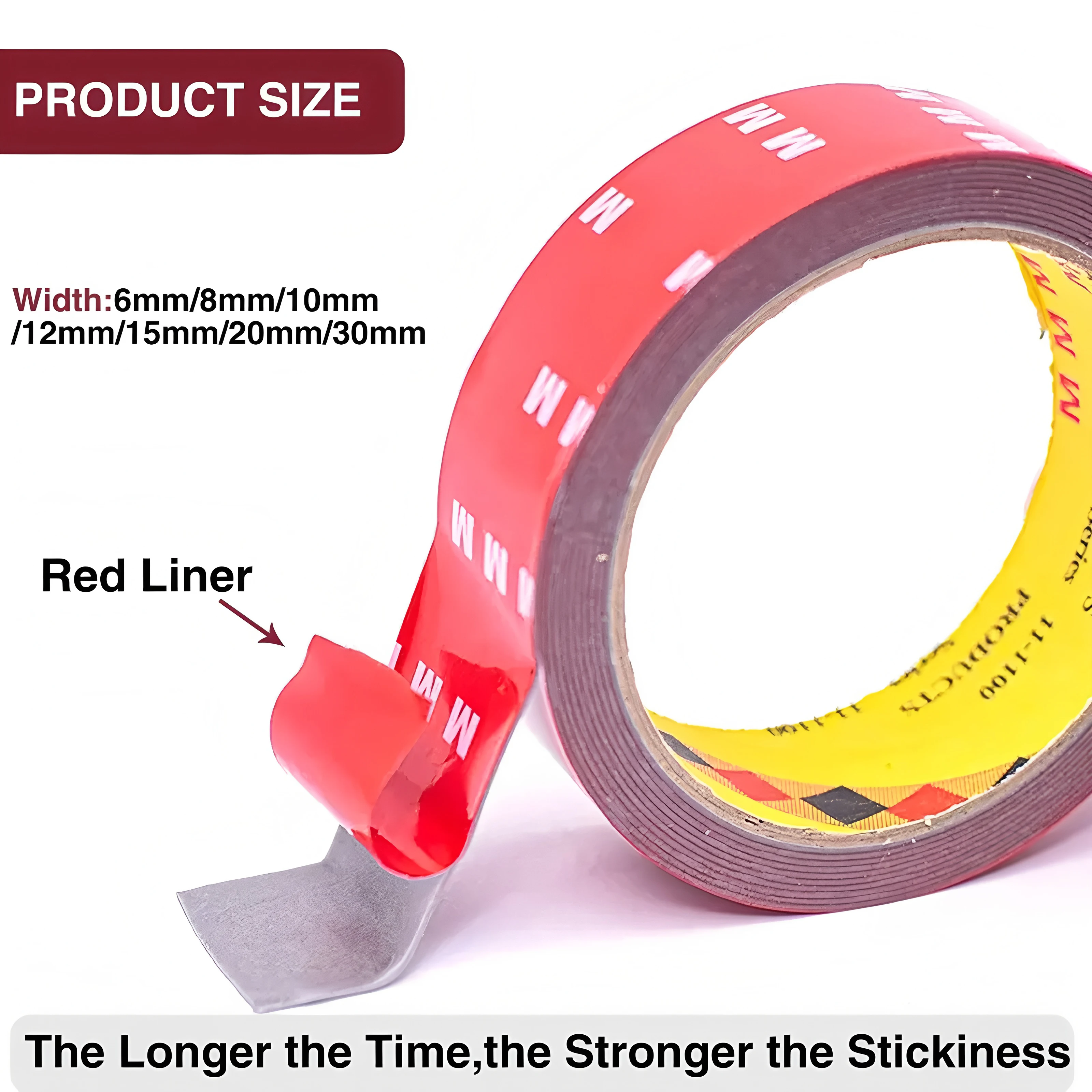 Double Sided Adhesive Tape Super Strongs Waterproof Glue Extra Strong Acrylic Foam Heat-Resistant Car Sticker Heavy Duty Tape