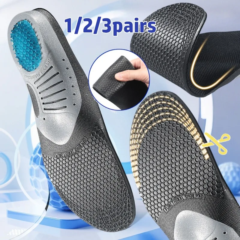 

Work Insoles – Thickened, Breathable, Odor-Resistant – Support, Anti-Sprain, Cushioning – Unisex Non-Slip Shoe Insoles