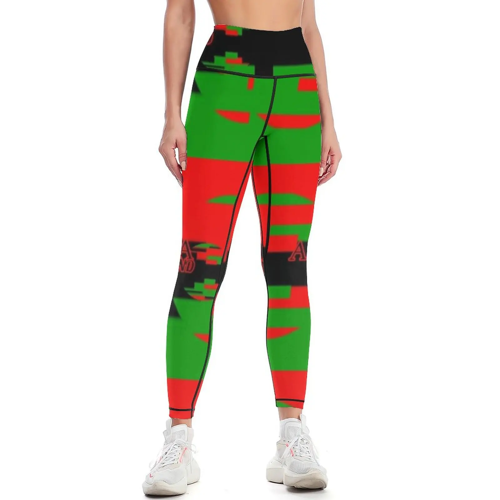 9MIND AFRICAN Collection Leggings legging pants raises butt Women's high waist Womens Leggings