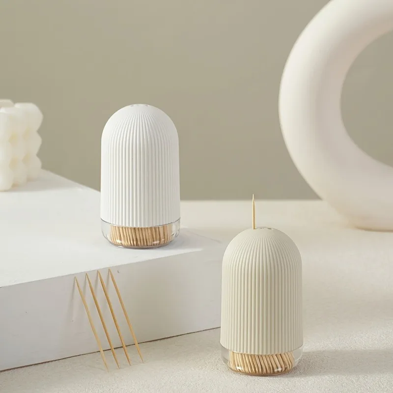 1pc Elegant Plastic Toothpick Holder for Home Kitchen Use