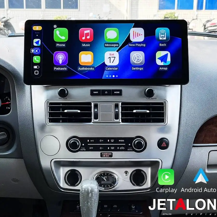17inch 128G BT Car Radio Stereo HU For INFINITI QX56 Nissan Armada 2008-2015  Navi GPS Android 15 Qled Screen Wireless Carplay