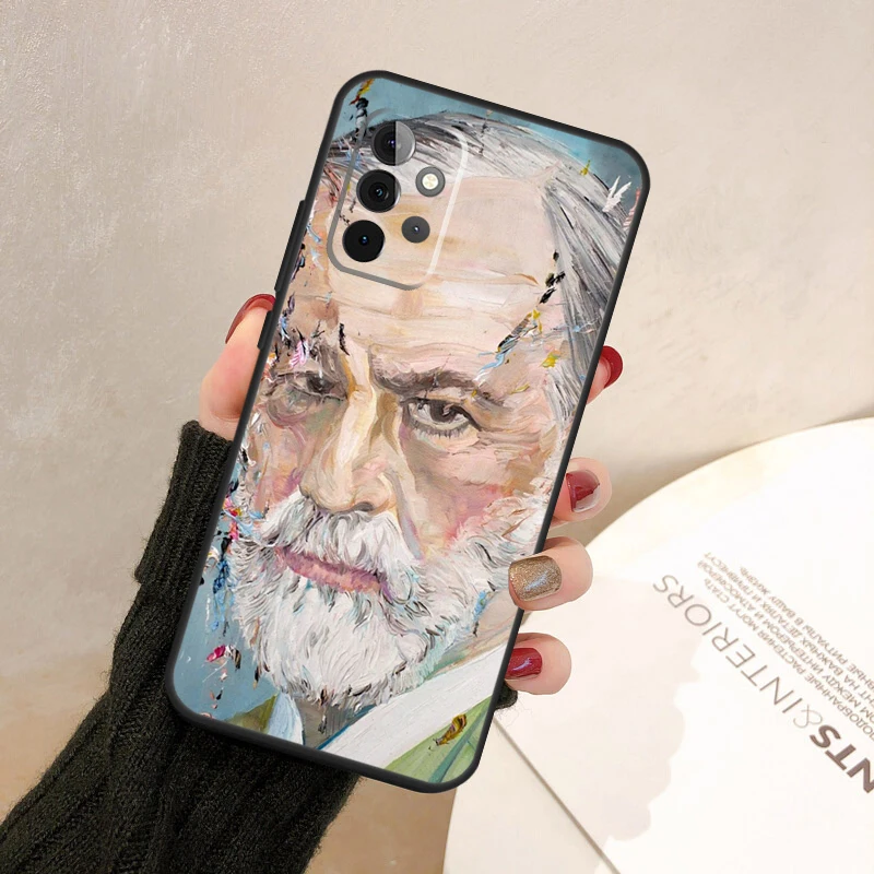 Sigmund Freud founder of psychoanalysis Case For Samsung Galaxy A14 A34 A54 A53 A23 A13 A33 A52 A32 A42 A22 A12 A51 A71 Cover