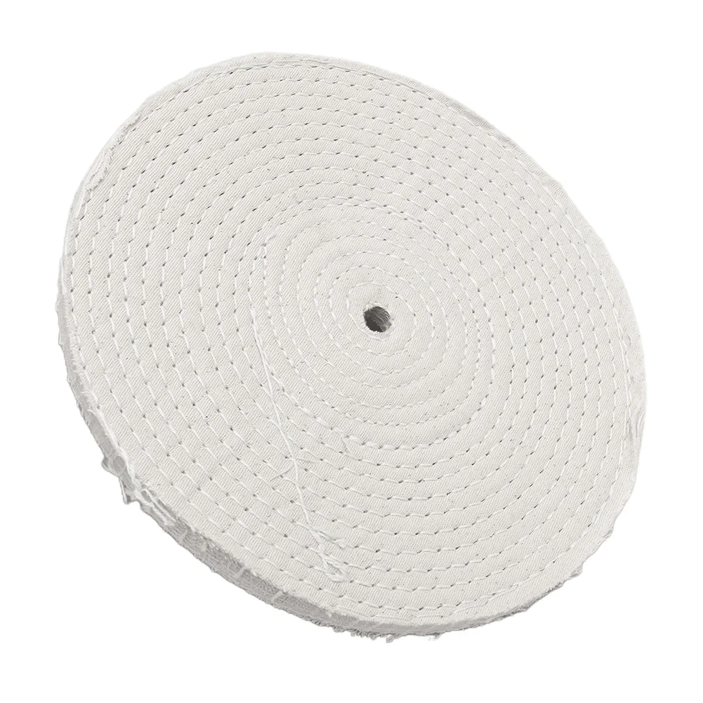 

Professional Jewelry Polishing Buffing Pads Achieve a Mirror Like Shine with 8 Spiral Sewn Stitch Cotton Buffing Wheels