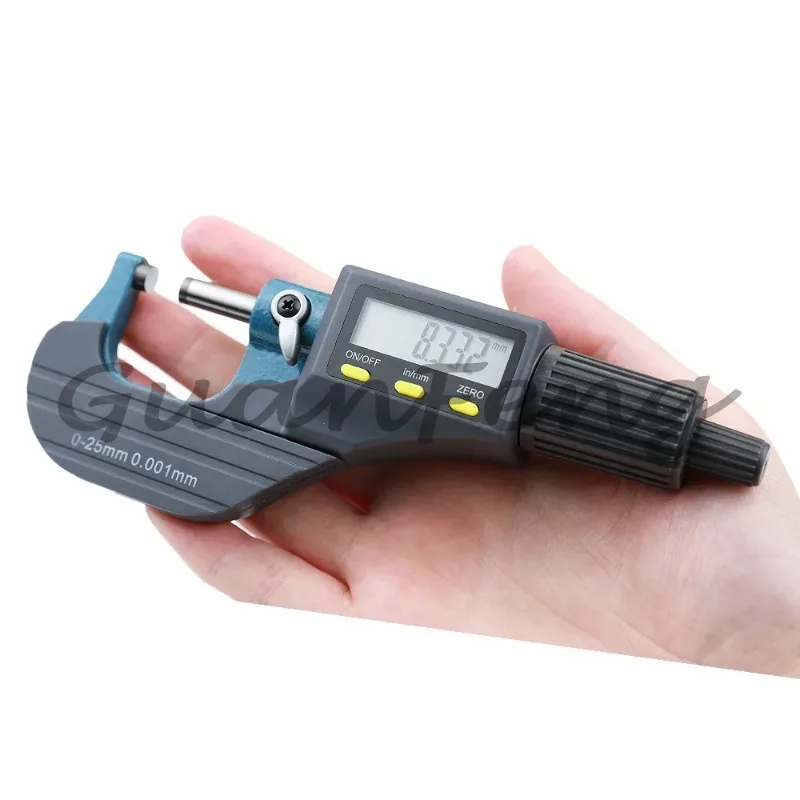 High precision 0.001 electronic digital caliper spiral gauge precision measuring tool