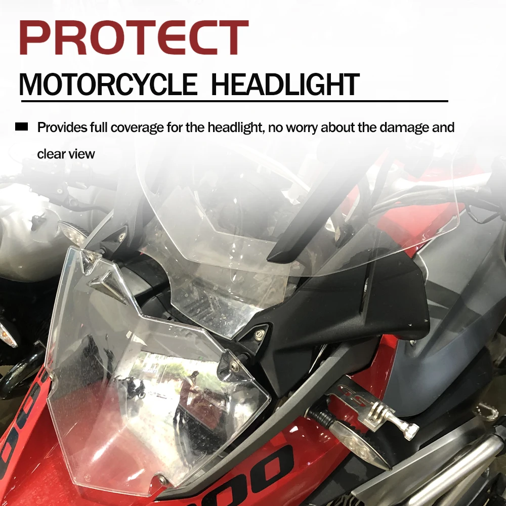 NEW Headlight Guard Headlight Protector Cover For BMW R1250GS 2023 R1200GS 2013-2022 R1250GS ADVENTURE ADV 2020 2019 2018 2017 - Image 2