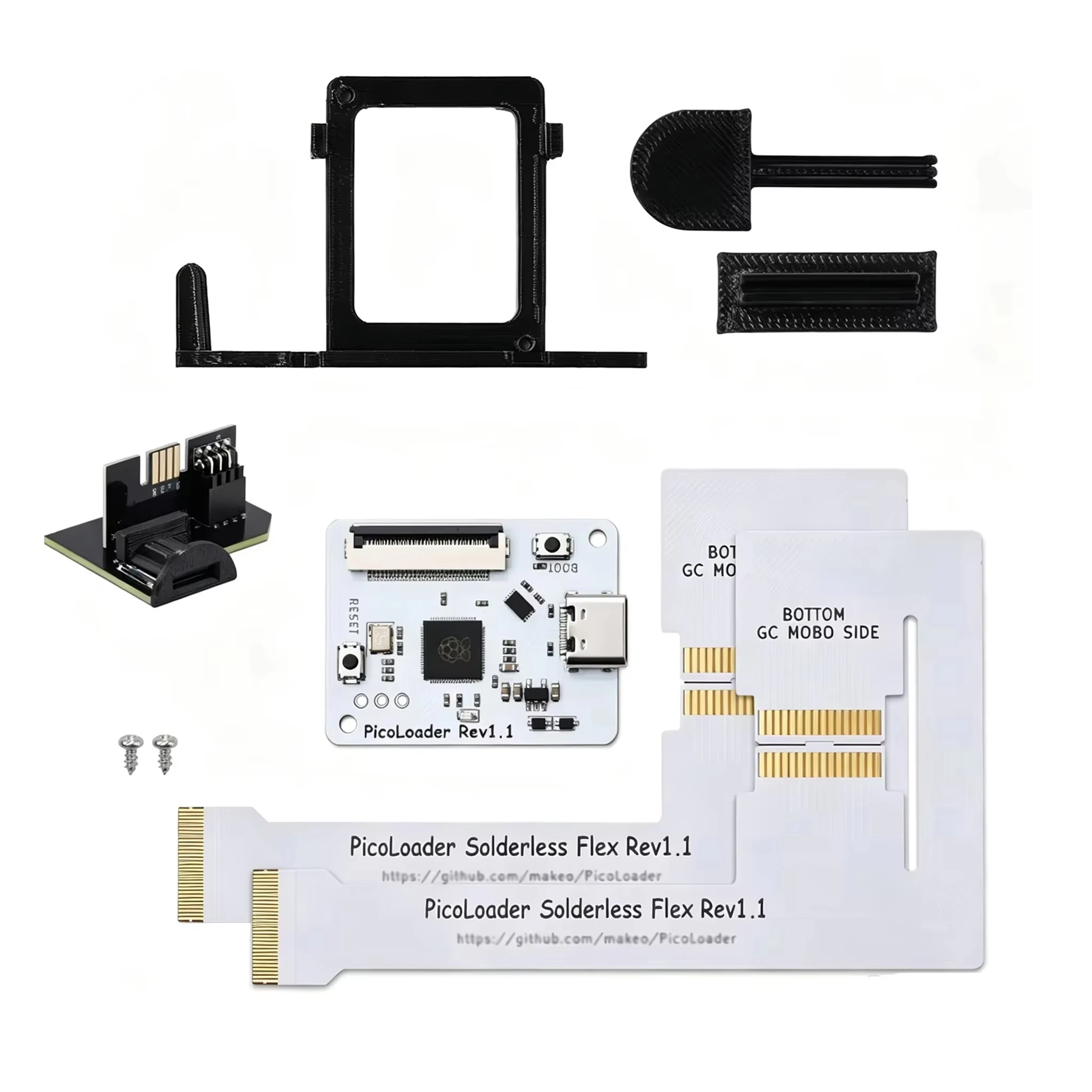 Solderless Rev1.1 PicoLoader Flex Cable Based On Pi Pico RP2040 Support SD2SP2 GC2SD SDGecko For GameCube NGC Console