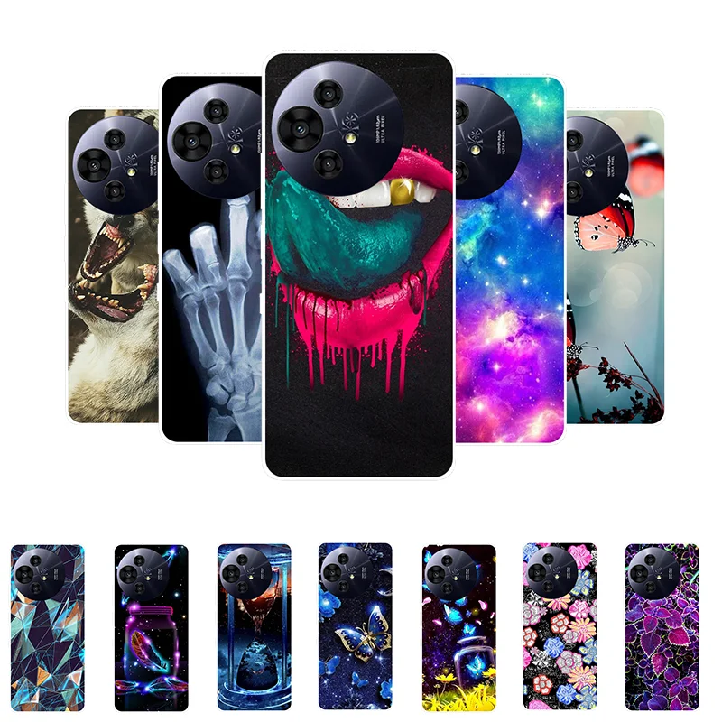 Para TCL 50 Pro Funda NxtPaper 5G T803E Bumper  TPU suave  Dibujos animados  Tapa trasera para TCL 50 Nxtpaper  Funda de teléfono 50Pro NxtPaper  Carcasa