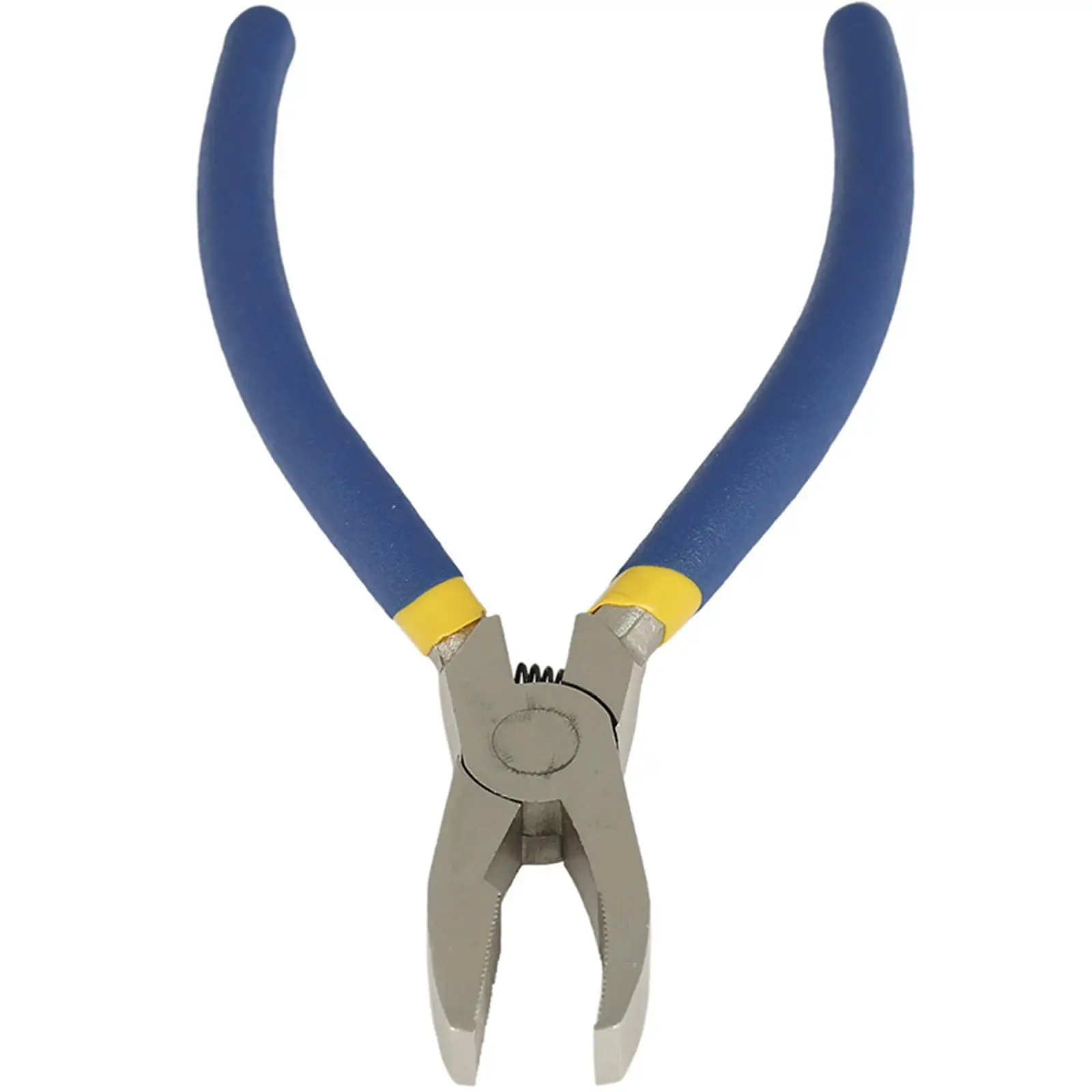 Glass Cutting Plier Tool, Bent Nose Pliers Metal Key Fob Pliers Glass Breaking Plier for Fusing, Mosaic Art, Key Fob, Mirror