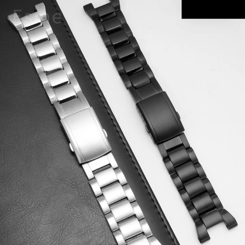 

Luxury Brushed Steel Watchbands for Casio GST S110 W300 400 Premium Watch Accessories 26x14mm Concave Interface Technology