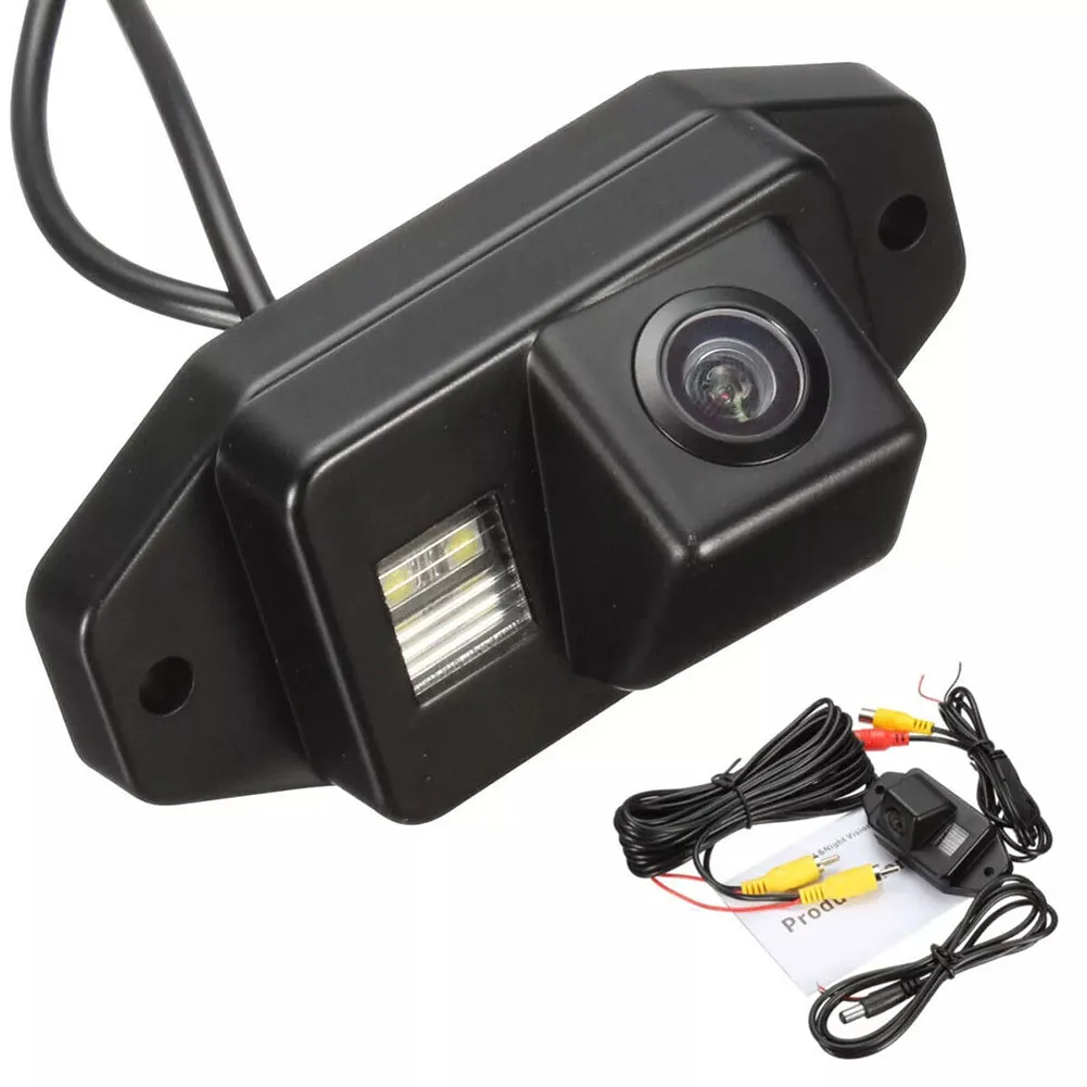 Car Reverse System Car Backup Camera 1 4 Inch CMOS Sensor 170 Degree Field View Installation Kit Included Mirror Image Format
