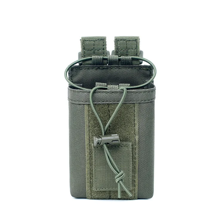 Tactical Radio Holder Molle Radio Pouch Case Heavy Duty Radios Holster Bag for Two Ways Walkie Talkies Baofeng Hunting Equipment