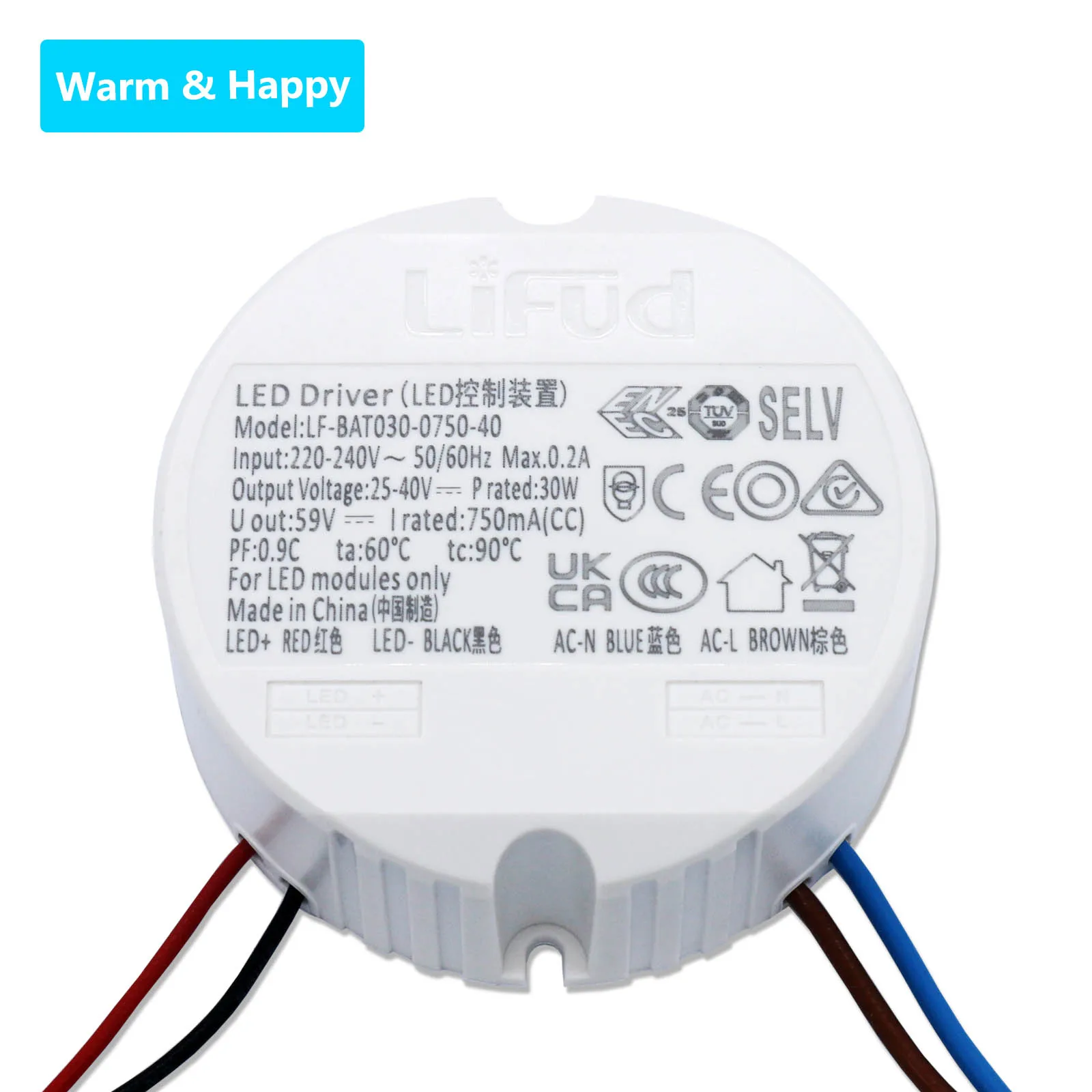 

LED Dimming Driver high-quality Lifud 10W 12W 18W 20W 24W 28W 30W 39.9W LED Power Supply DC25-40V For Lighting Transformers