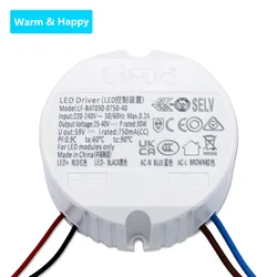 Wysokiej jakości sterownik ściemniania LED Lifud 10W 12W 18W 20W 24W 28W 30W 39.9W Zasilacz LED DC25-40V do transformatorów oświetleniowych