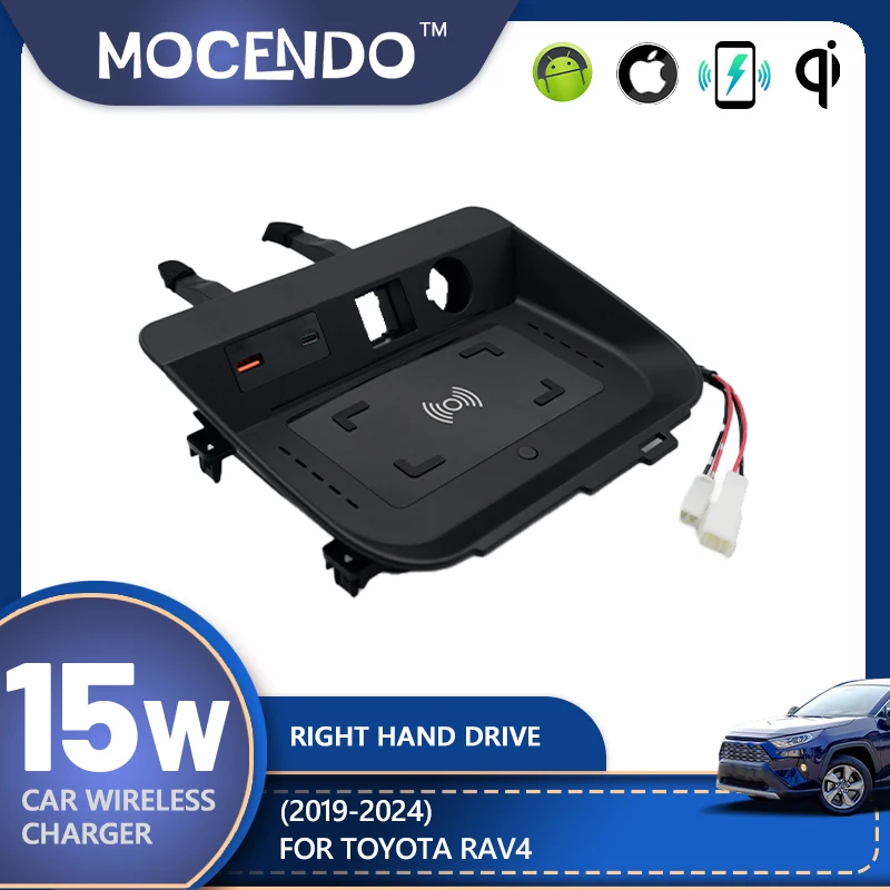 

For Toyota RAV4 RHD 2019- 2024 Car Wireless Charger Phone charger 15W Fast Phone Charging Accessories car charger adapter