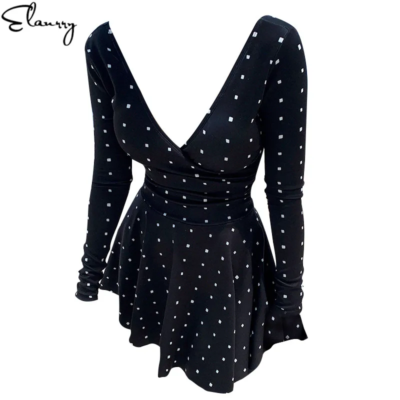 2022 Newest Sexy One piece Swimsuit Long Sleeves Swimwear Women Padded Swim Skirt Bodysuit Female Beach Bathing Suit Summer