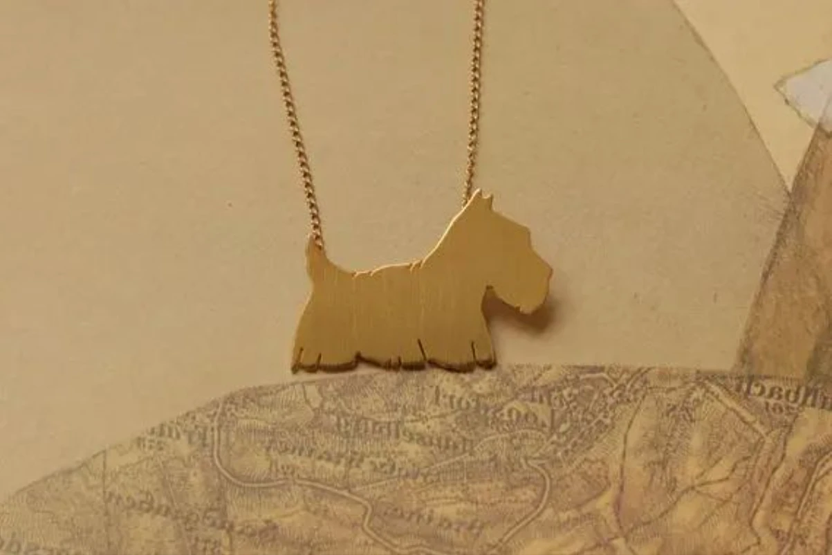 Trendy Scottish Terrier Dog Necklace