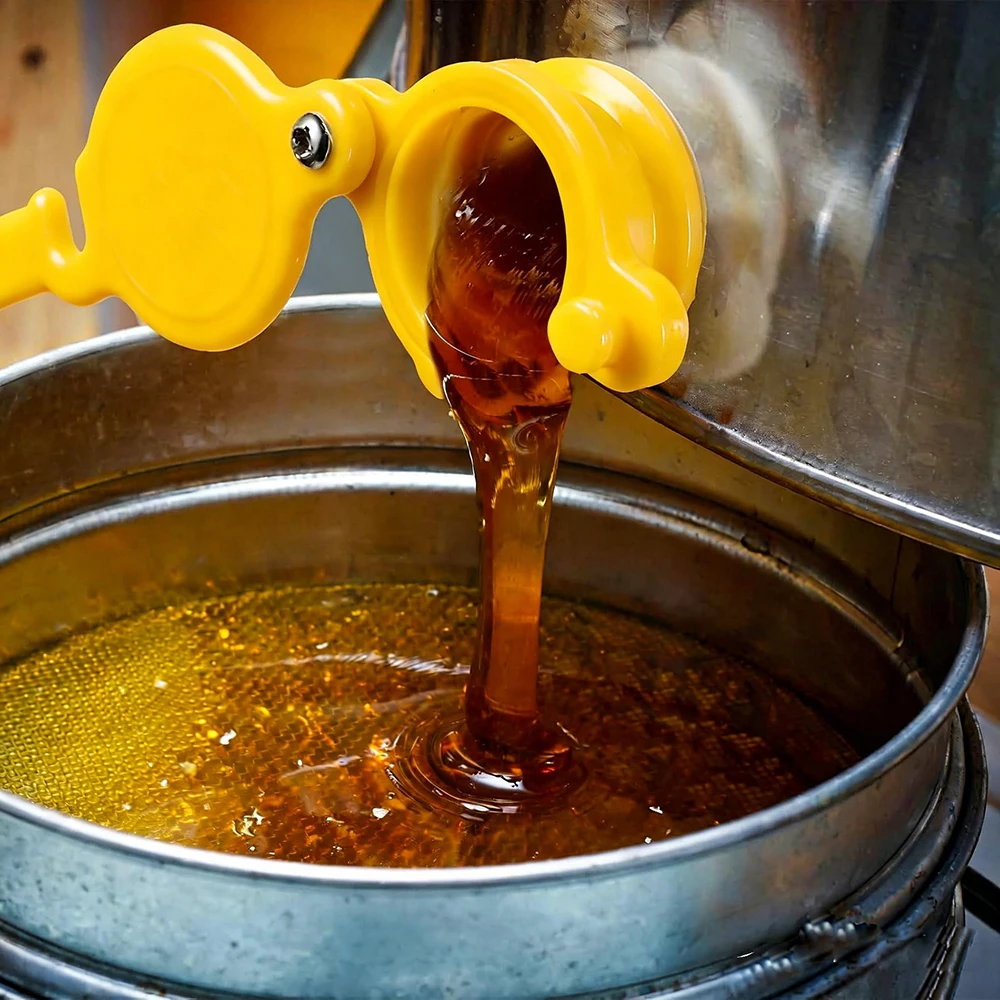 Plastic Honey Spout for Shake Honey Machine Bee Honey Gate Valve Beekeeping Gallon Bucket Honey Extraction Bottling Tool