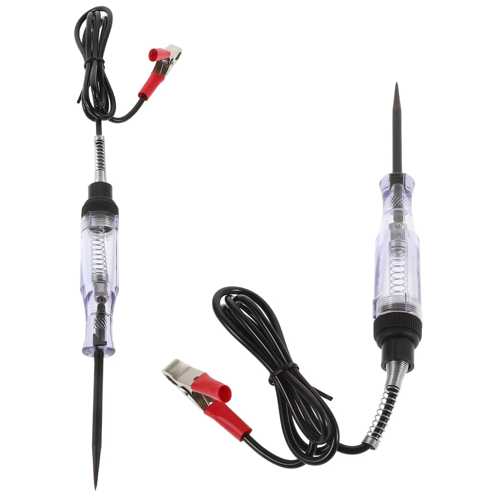 

2Pcs Car Electrical Tester Pen Spring Wire Automotive Circuit Voltage Power Wire Tester Vehicle Maintenance
