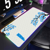 Sakura Rgb Mouse Pad Gaming Setup Accessories Computer Mouse Mat 900x400 Pc Gamer Keyboard Cool Mousepad Extended Mouse Mats Xxl