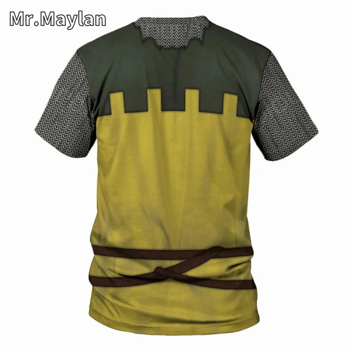 Medieval Knights Armor Cosplay Costume Tshirt 3D Men T shirt Vintage Fashion Short Sleeve Shirt Summer Streetwear Unisex Tee-024