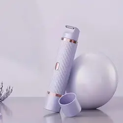 Two in one women's electric shaver - suitable for eyebrows, face, legs, and armpits, portable wet and dry hair remover