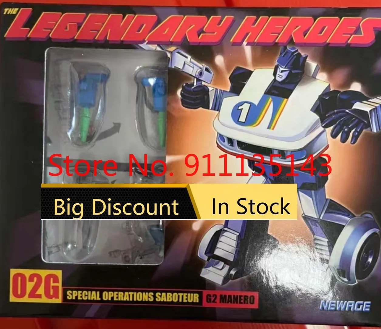 

Newage H2 Jazz G2 Manero Mini Legendary Heroes H02g NA In Stock