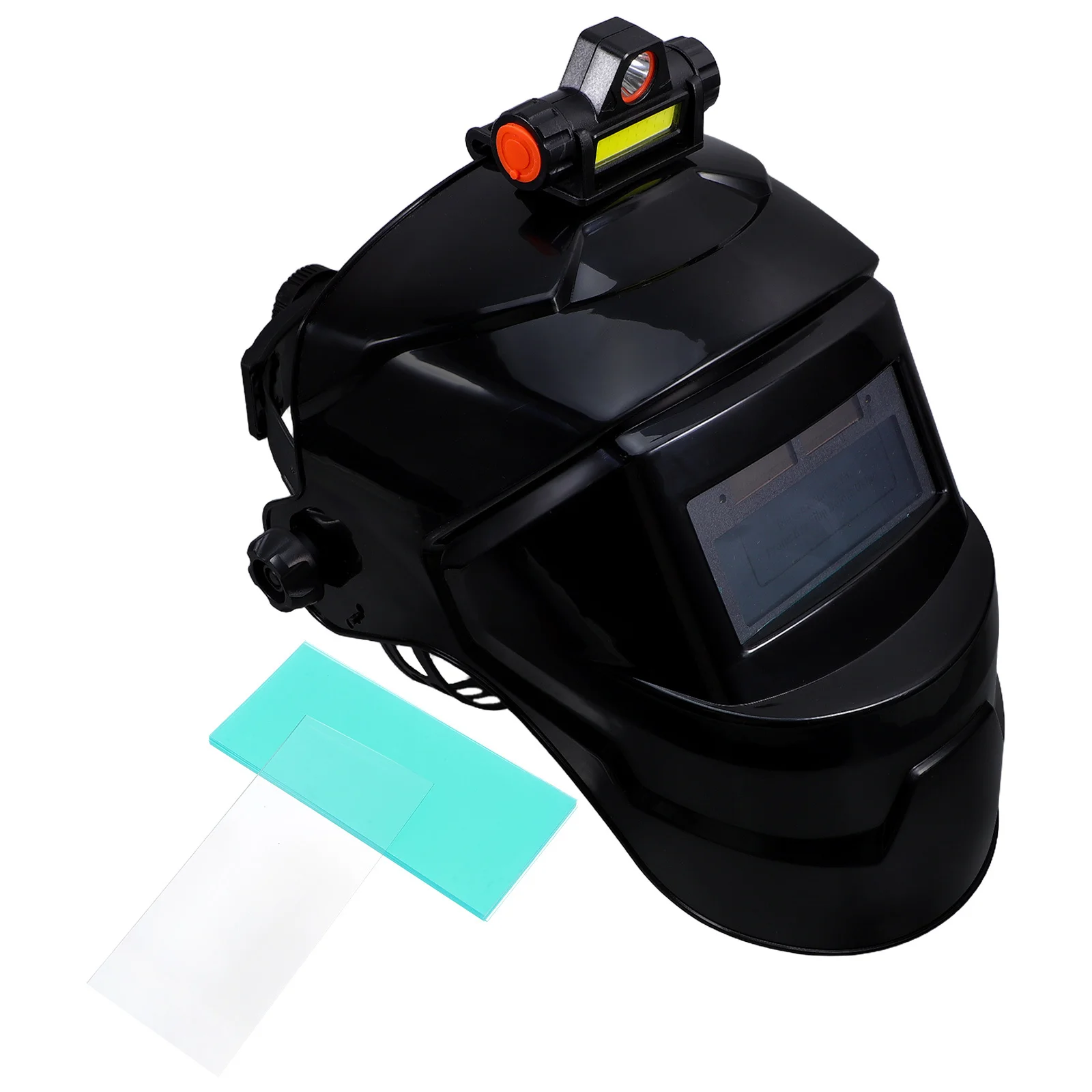 

1Set Welding Hood Protective Mask Headlamp Auto Darkening Safety Large Face Neck Coverage Protective Sheets Welder Gear