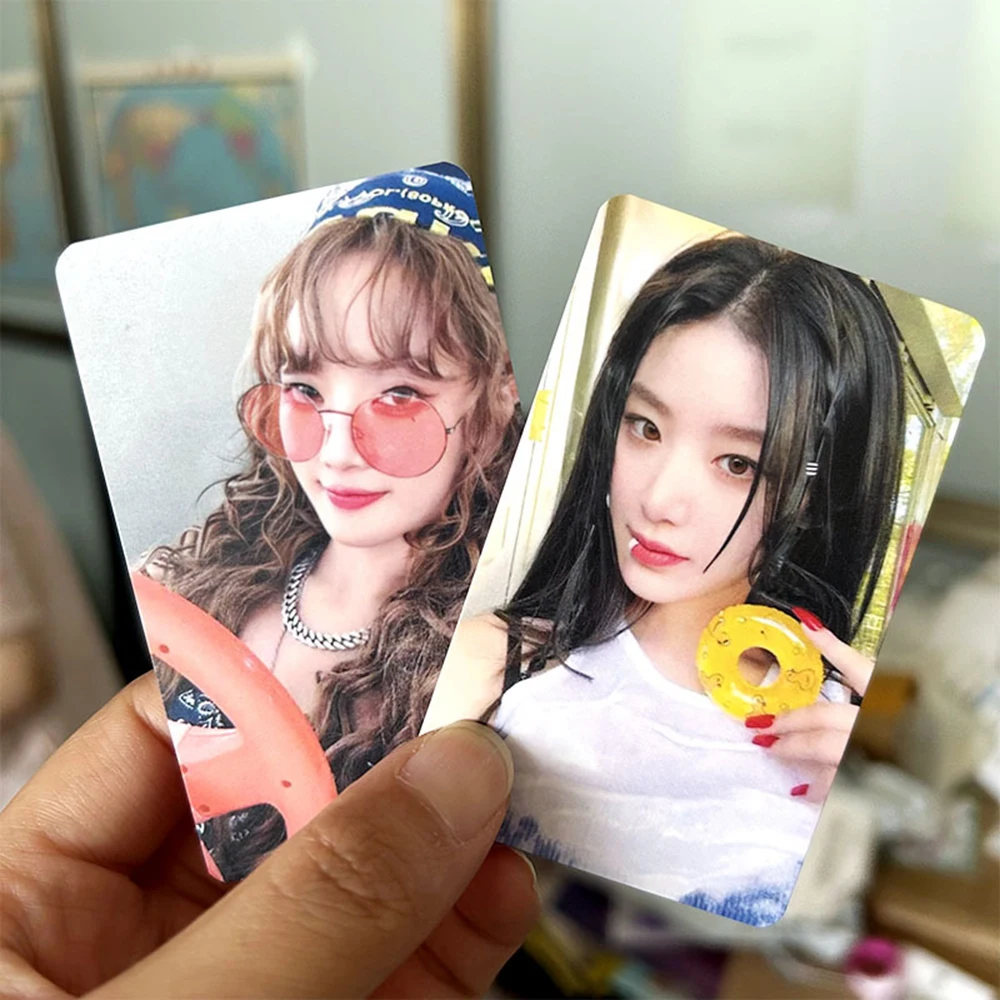 5 pz/set KPOP (G)I-DLE I SWAY 7th nuovo Album elenco di fotocarte Miyeon Soyeon YUQI MS WM POB Ver Selfie Lomo Cards Fans Collection