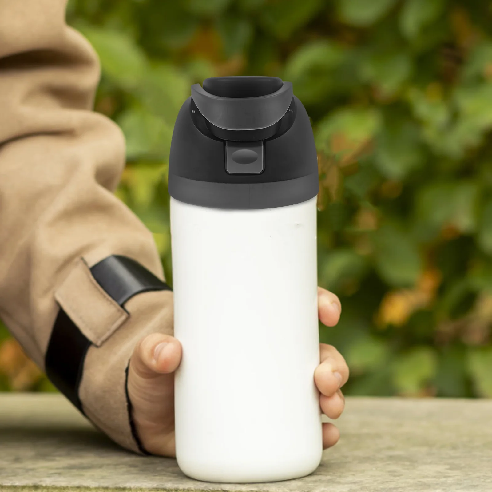 

Car Bottle Lid Large Drink Capacity Outdoor Travel Sports Dual Drinking Options Durable Easy Clean Modern Stylish